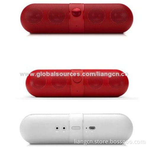 Multifunction Wireless NFC Pill Bluetooth Speaker, 3.5mm, Audio, Handsfree, for Tablet PC